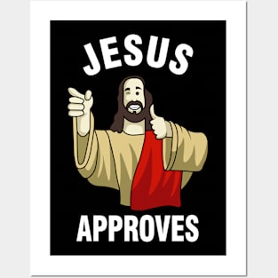 Jesus Approves Buddy Christ Posters and Art